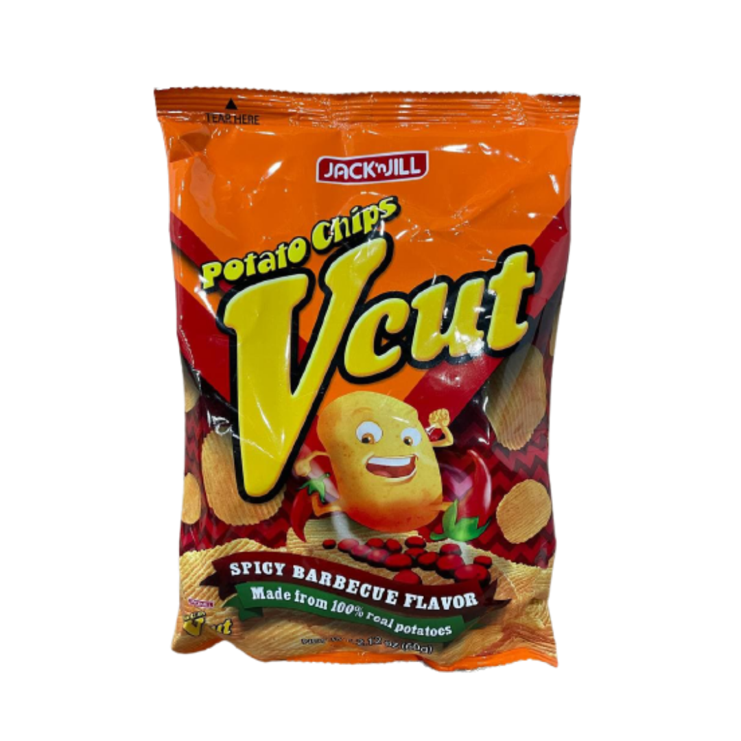 Jack ‘N Jill - Vcut Potato Chips Spicy Barbecue Flavor - 60g - Lynne's Food Cravings