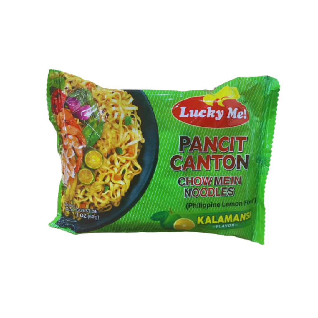 Lucky Me - Pancit Canton Calamansi Flavor - 60g - Lynne's Food Cravings