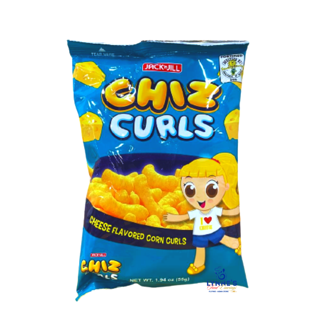 Jack ‘N Jill - Chiz Curls Cheese Flavor - 55g - Lynne's Food Cravings