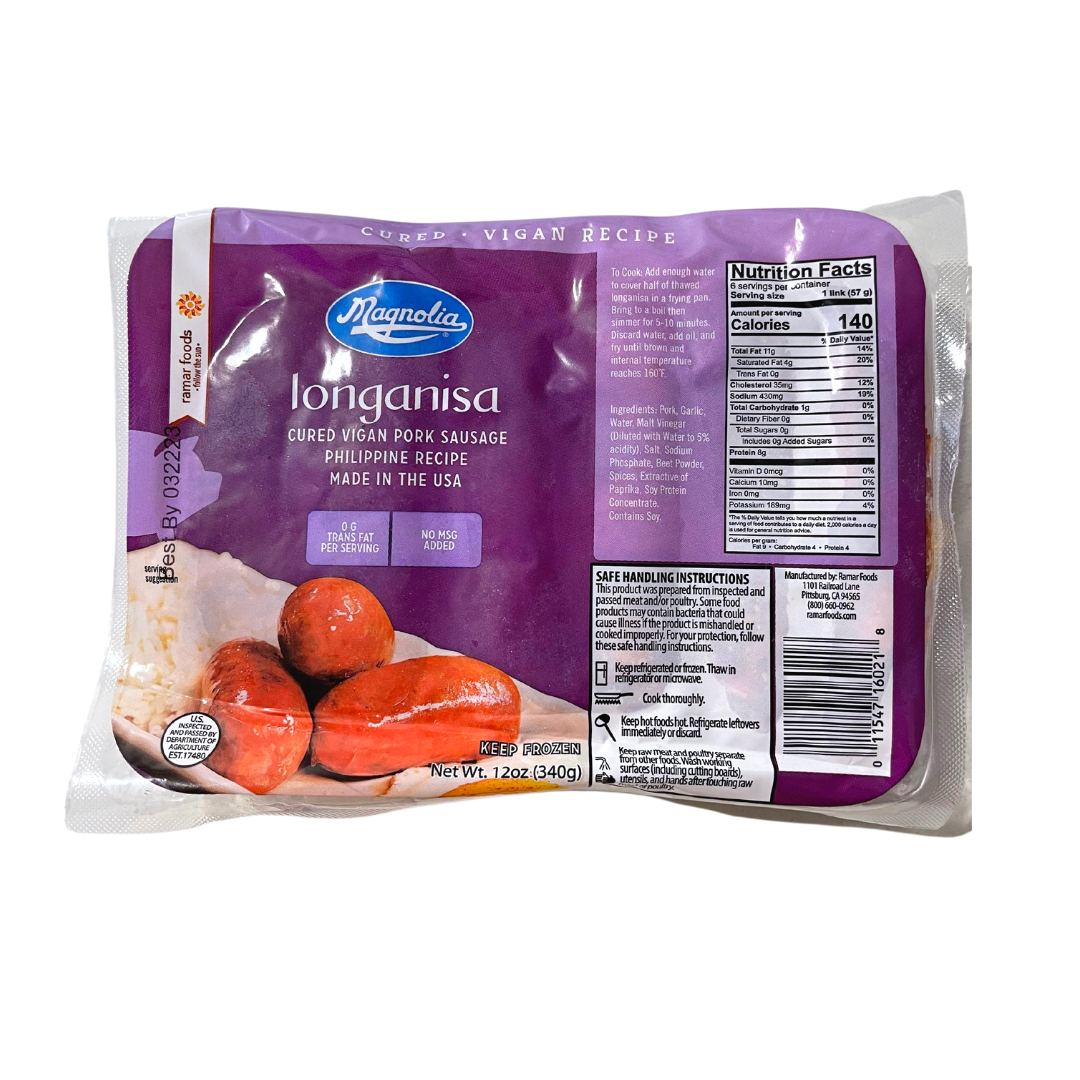 Magnolia - Longanisa Cured Vigan Pork Sausage - 12 oz - Lynne's Food Cravings
