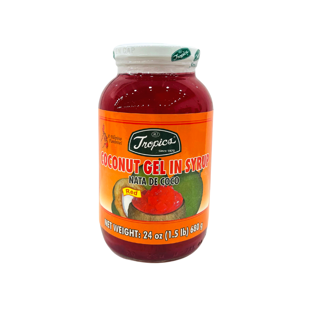 Tropics - Nata De Coco (Coconut Gel Red) - 24oz - Lynne's Food Cravings