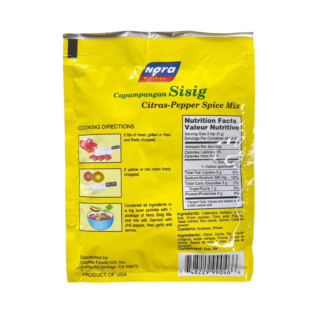 Nora Kitchen - Sisig Seasoning Mix - 1.4 oz - Lynne's Food Cravings