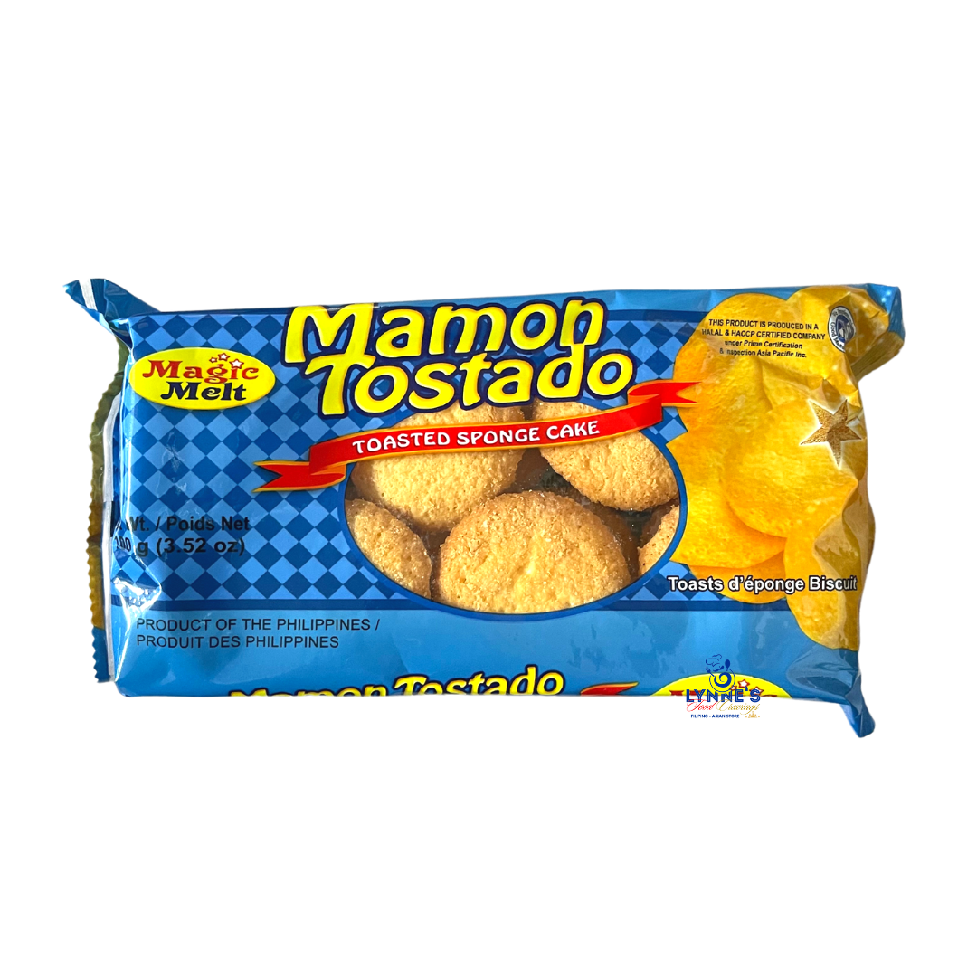 Magic Melt Mamon Tostado (Toasted Chiffon Cake) philippine biscuit