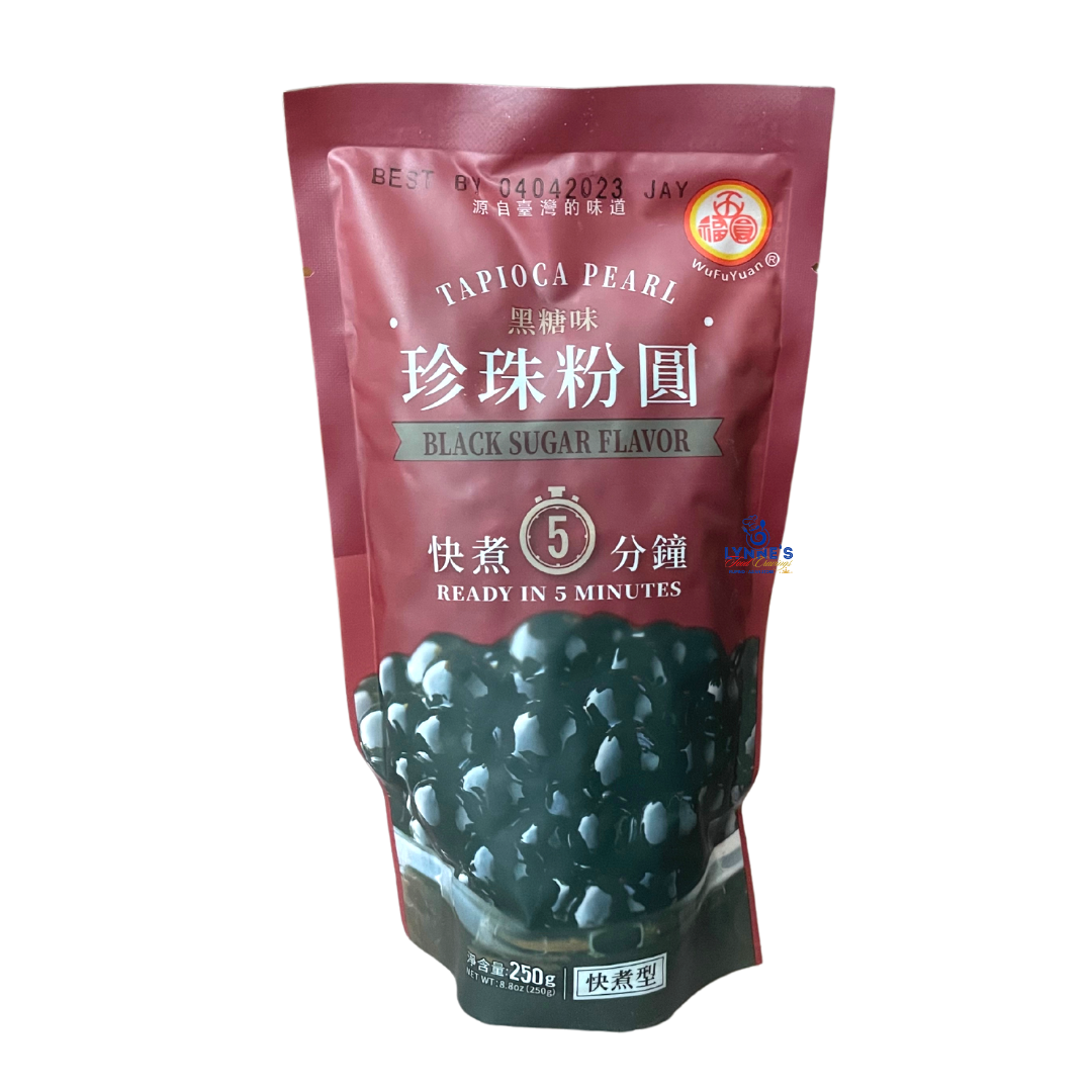 WufuYuan - Black Tapioca Pearl - 8.8 oz - Lynne's Food Cravings