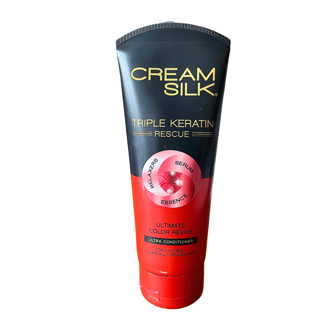 Cream Silk - Triple Keratin Rescue (Ultimate Color Revive) Ultra Conditioner - 150mL - Lynne's Food Cravings
