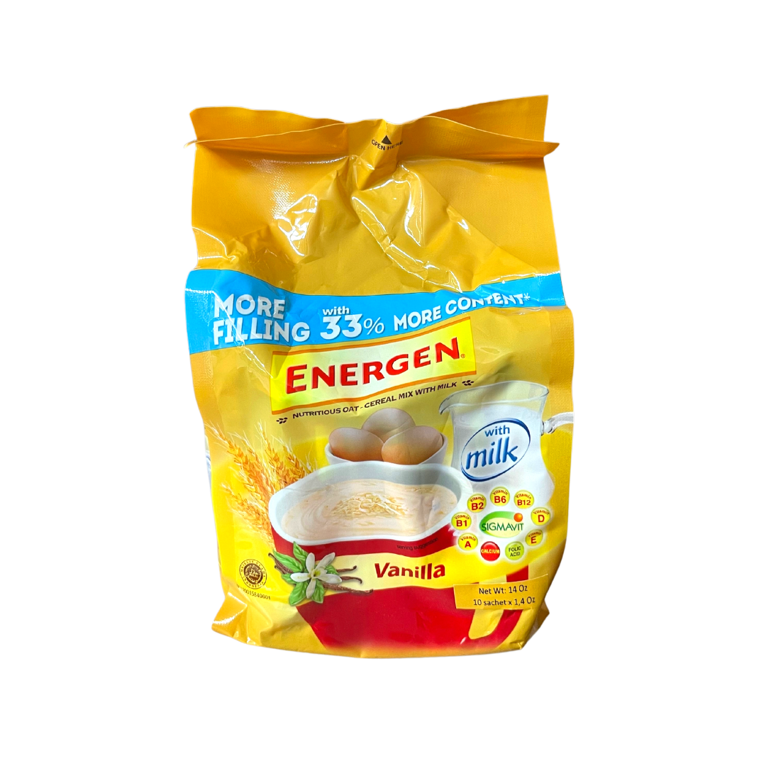 Energen - Oat Cereal Milk Drink Vanilla - 1.4ozX10 - Lynne's Food Cravings