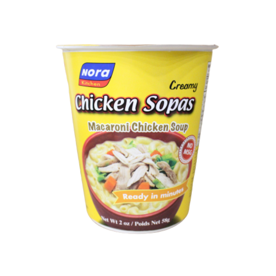 Nora Kitchen - Creamy Chicken Sopas Macaroni Chicken Soup - 58g - Lynne's Food Cravings