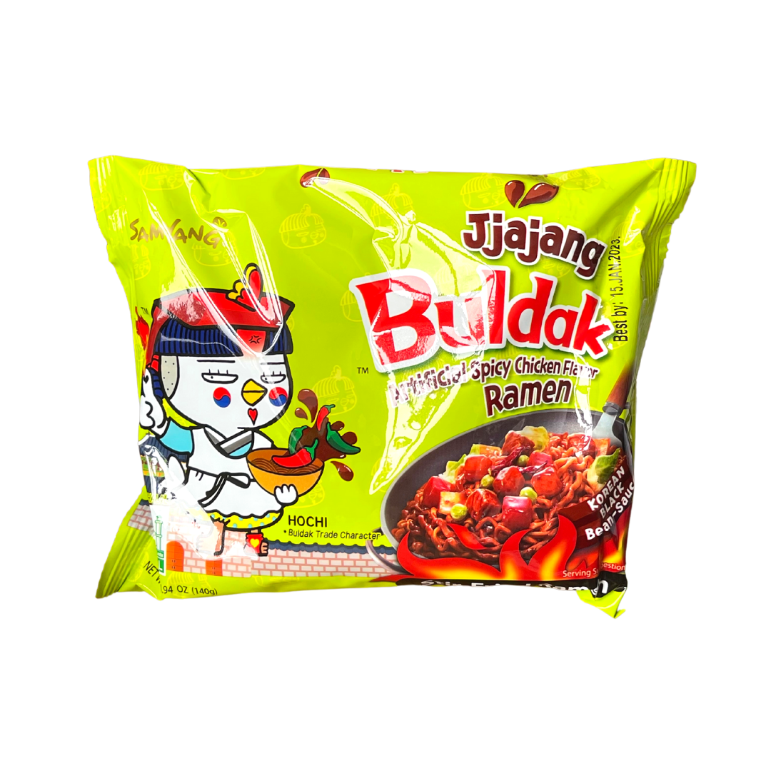 Samyang - Buldak Spicy Chicken Flavor Ramen (Jjajang) - 140g - Lynne's Food Cravings