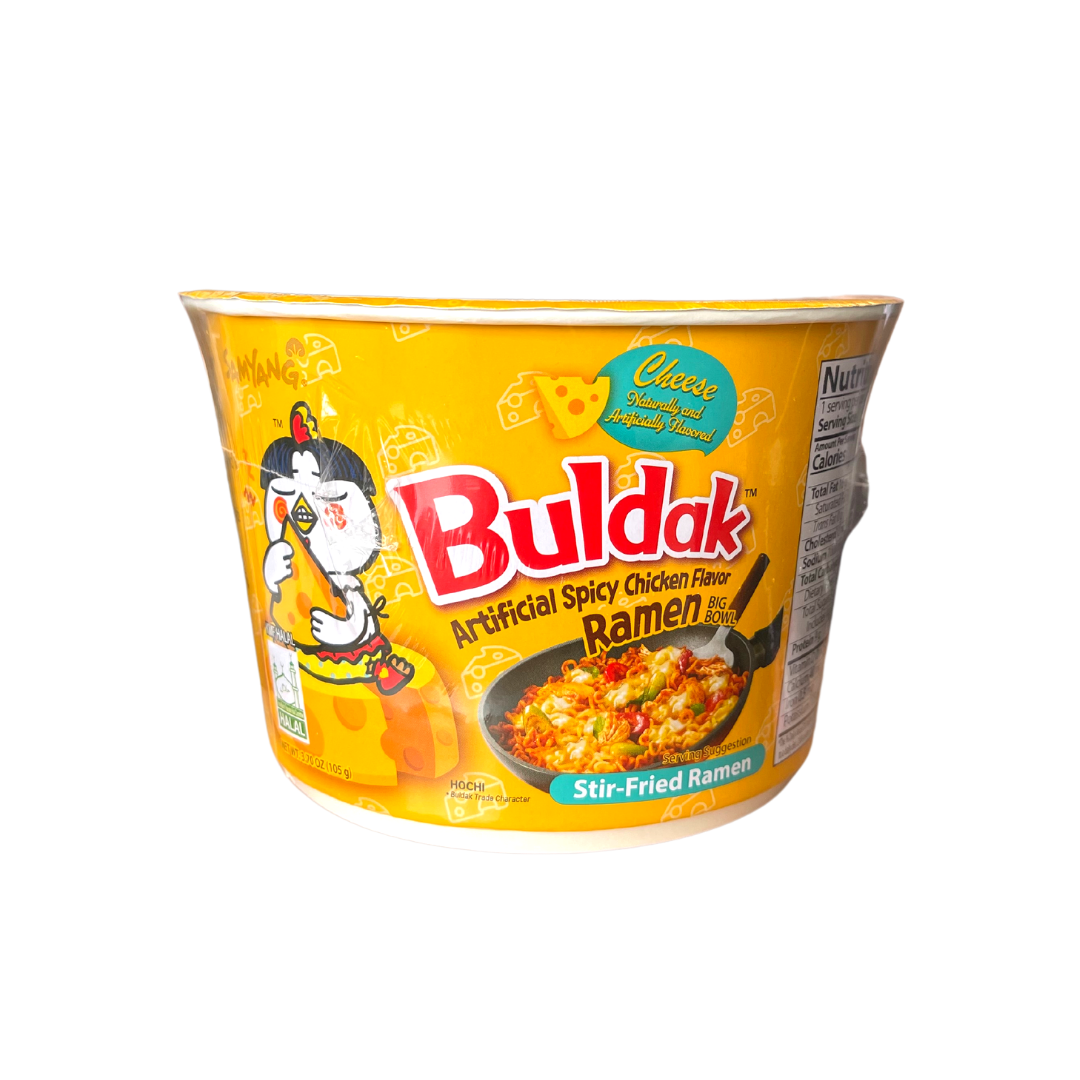 Samyang - Buldak Spicy Chicken Flavor Ramen Cheese (Big Bowl) - 105g - Lynne's Food Cravings