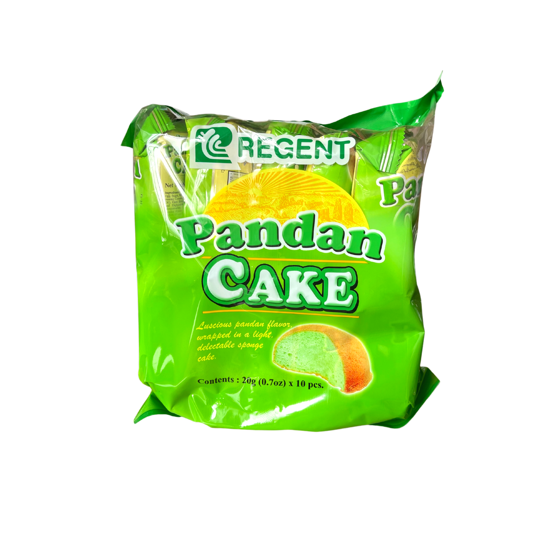Regent - Pandan Cake - 20gx10 Pack - Lynne's Food Cravings