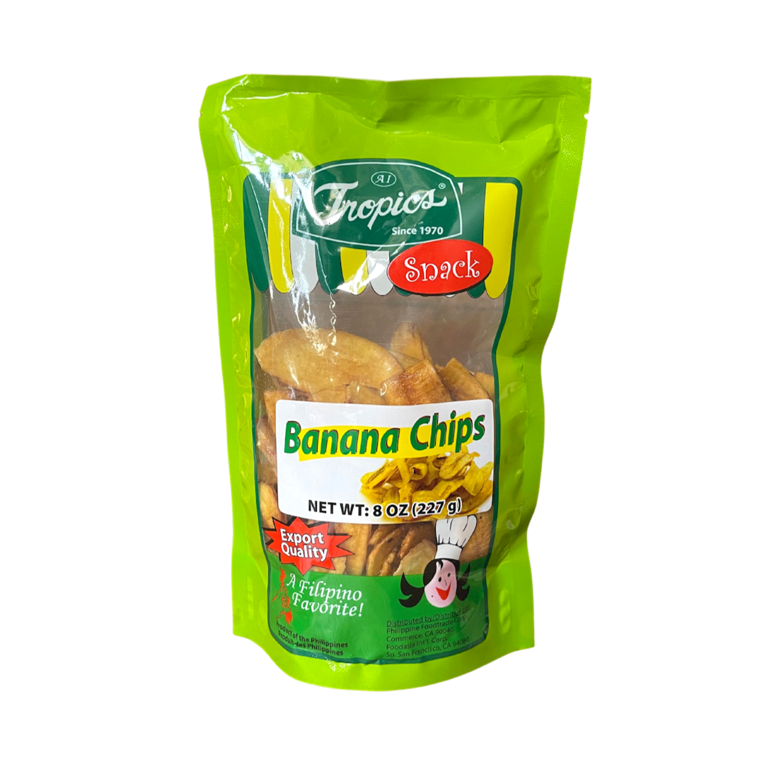 Tropics - Banana Chips - 8oz - Lynne's Food Cravings