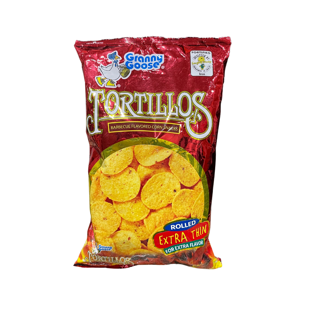 Granny Goose - Tortillos Barbecue Flavored Corn Snack - 160g - Lynne's Food Cravings