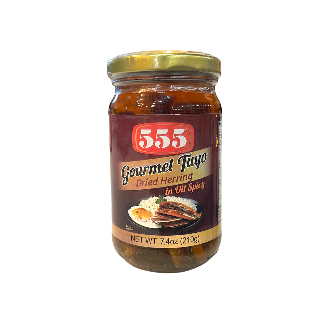 555 - Gourmet Tuyo Dried Herring in Oil Spicy - 210g - Lynne's Food Cravings