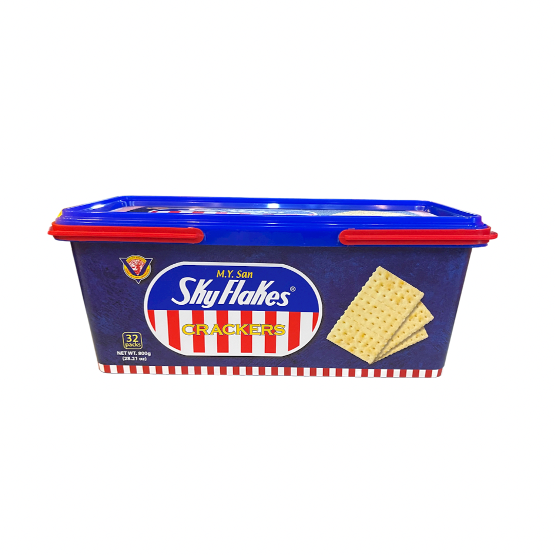 M.Y. San - SkyFlakes Crackers in Plastic Tub - 800g - Lynne's Food Cravings