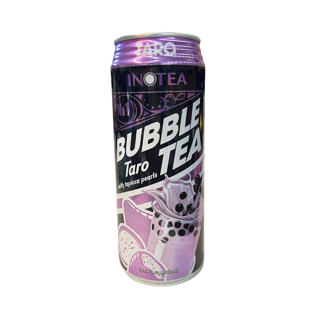 Inotea - Taro Bubble Tea with Tapioca Pearls - 490mL - Lynne's Food Cravings
