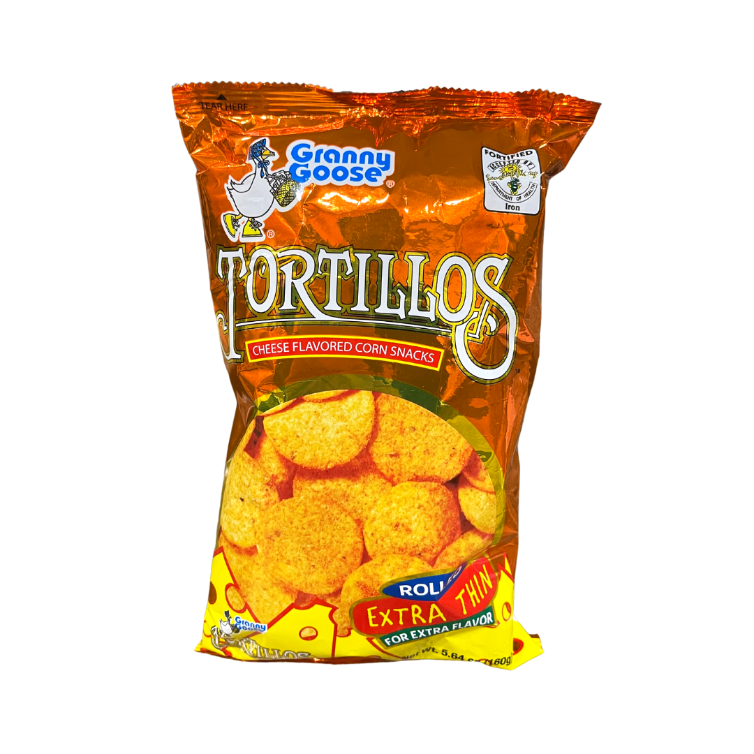 Granny Goose - Tortillos Cheese Flavored Corn Snack - 160g - Lynne's Food Cravings