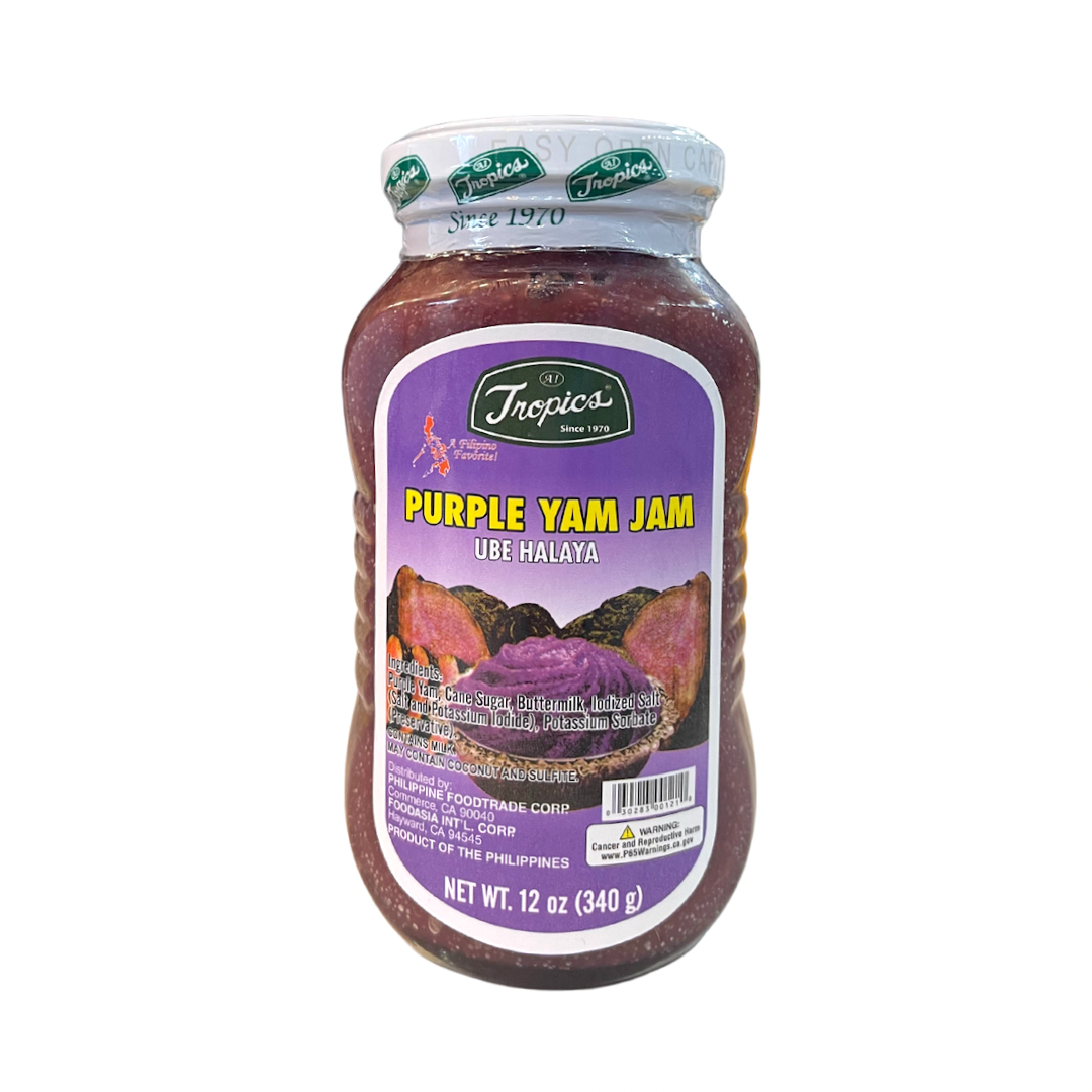 Tropics - Purple Yam Jam (Ube Halaya) - 340g - Lynne's Food Cravings