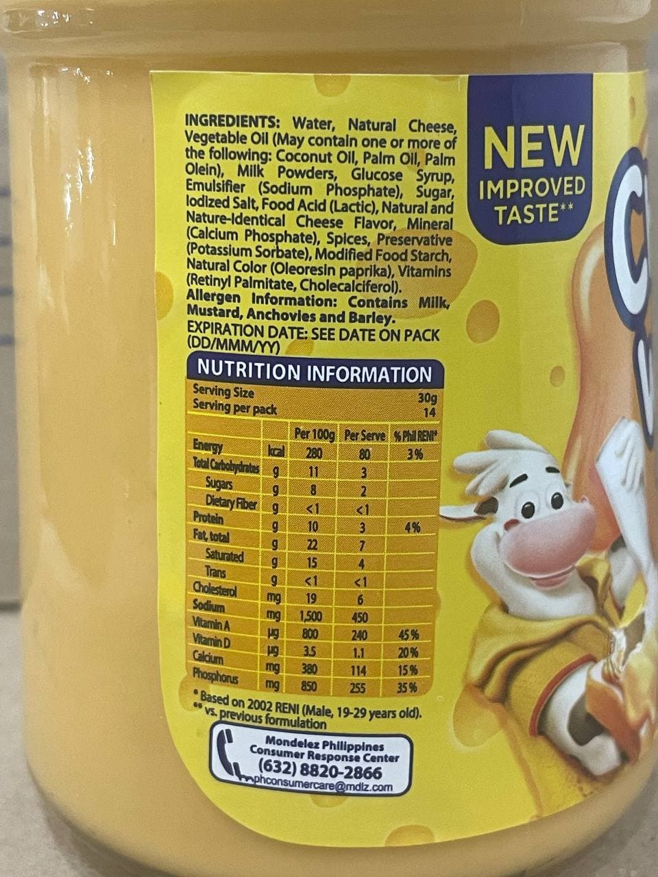 Kraft - Cheez Whiz Original (BIG) - 440g - Lynne's Food Cravings
