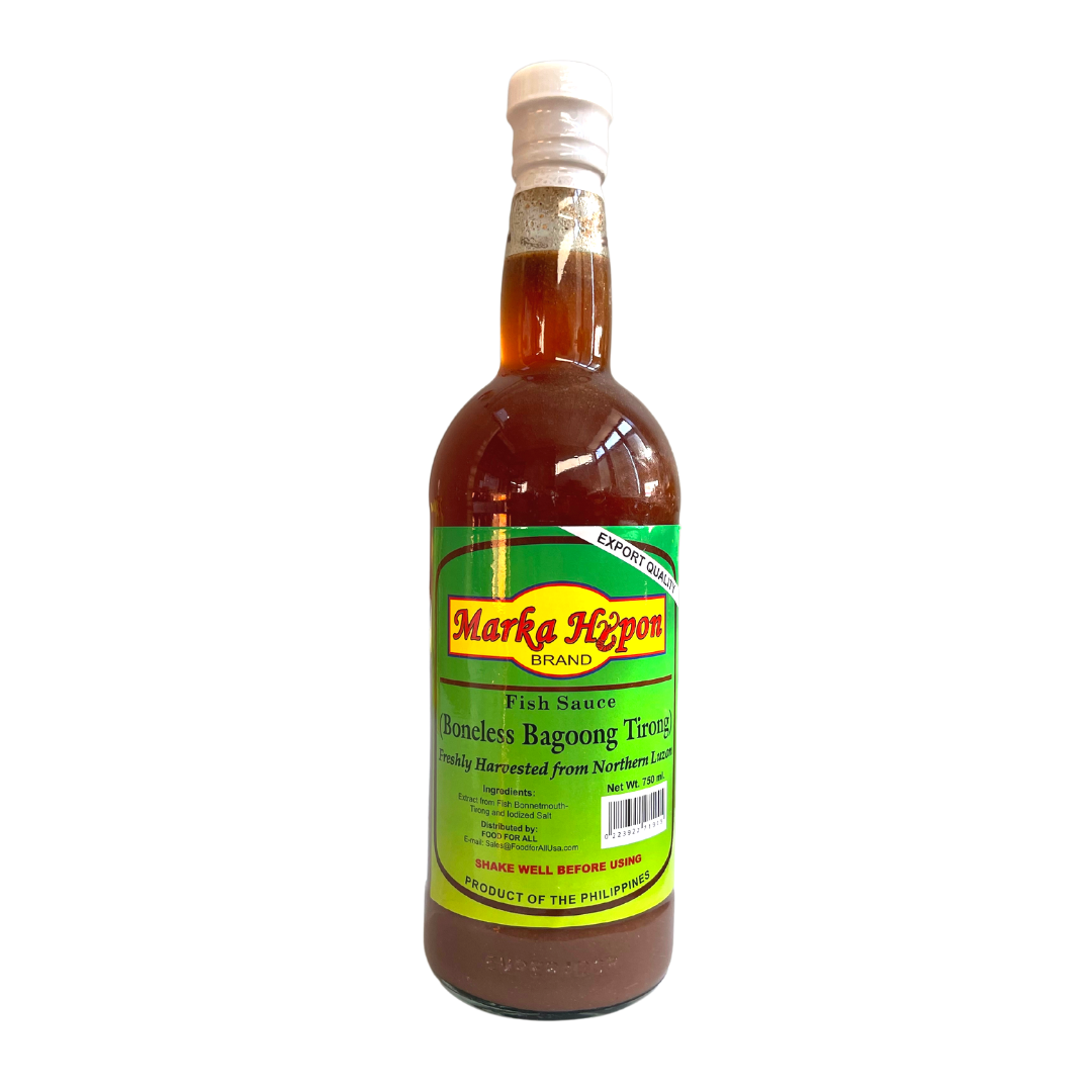 Marka Hipon - Fish Sauce Boneless Bagoong Tirong - 750mL - Lynne's Food Cravings