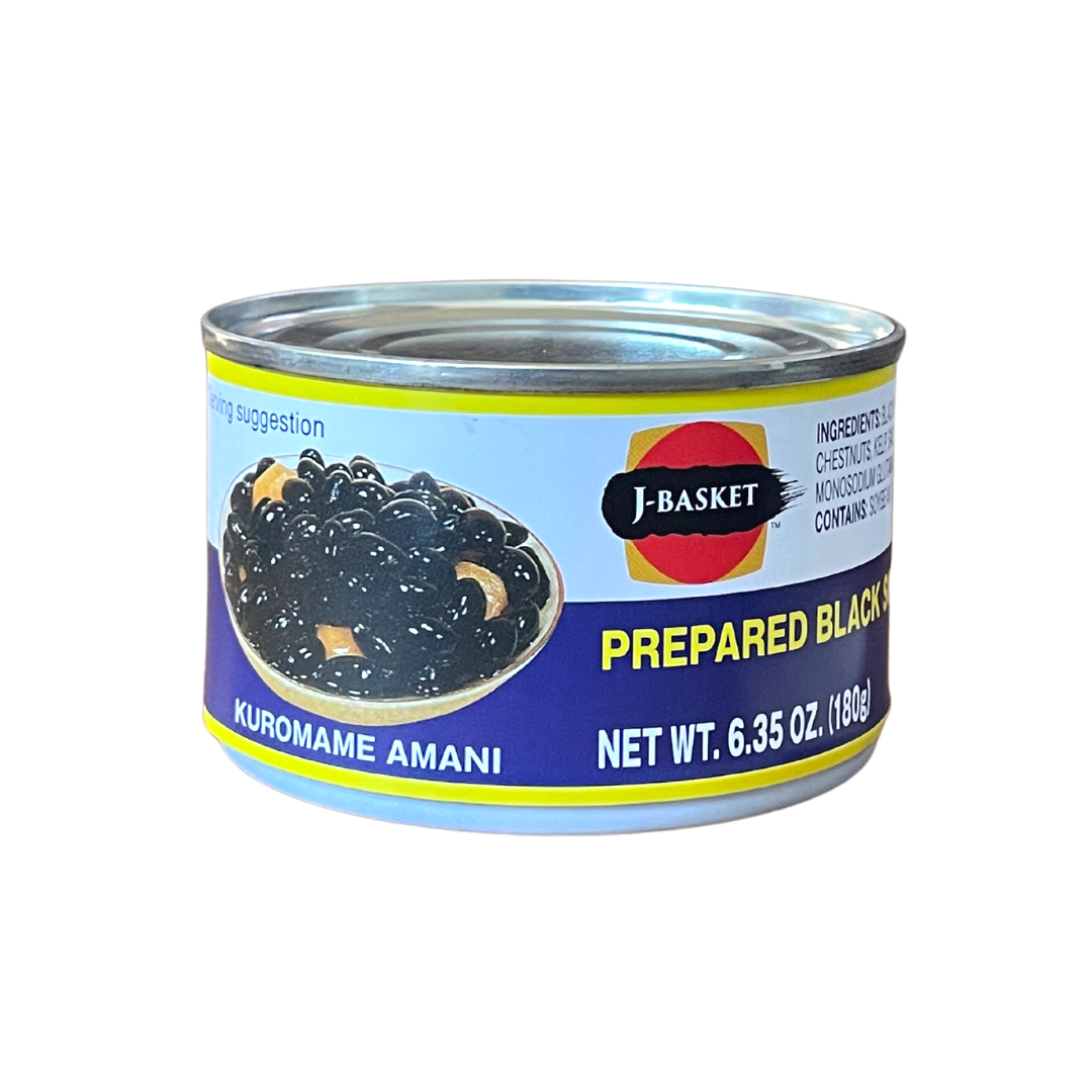 J-Basket - Prepared Black soy Beansin Syrup - 6.35oz (180g) - Lynne's Food Cravings