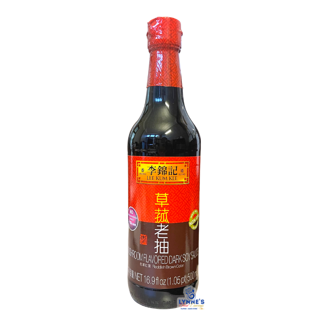 Lee Kum Kee - Mushroom Dark Soy Sauce - 16.9 oz - Lynne's Food Cravings