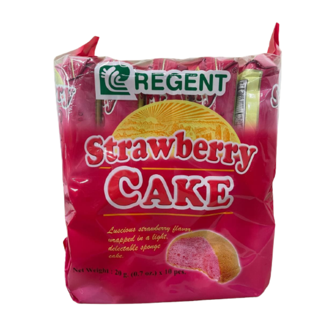 Regent - Strawberry Cake - 20gx10 Pack - Lynne's Food Cravings