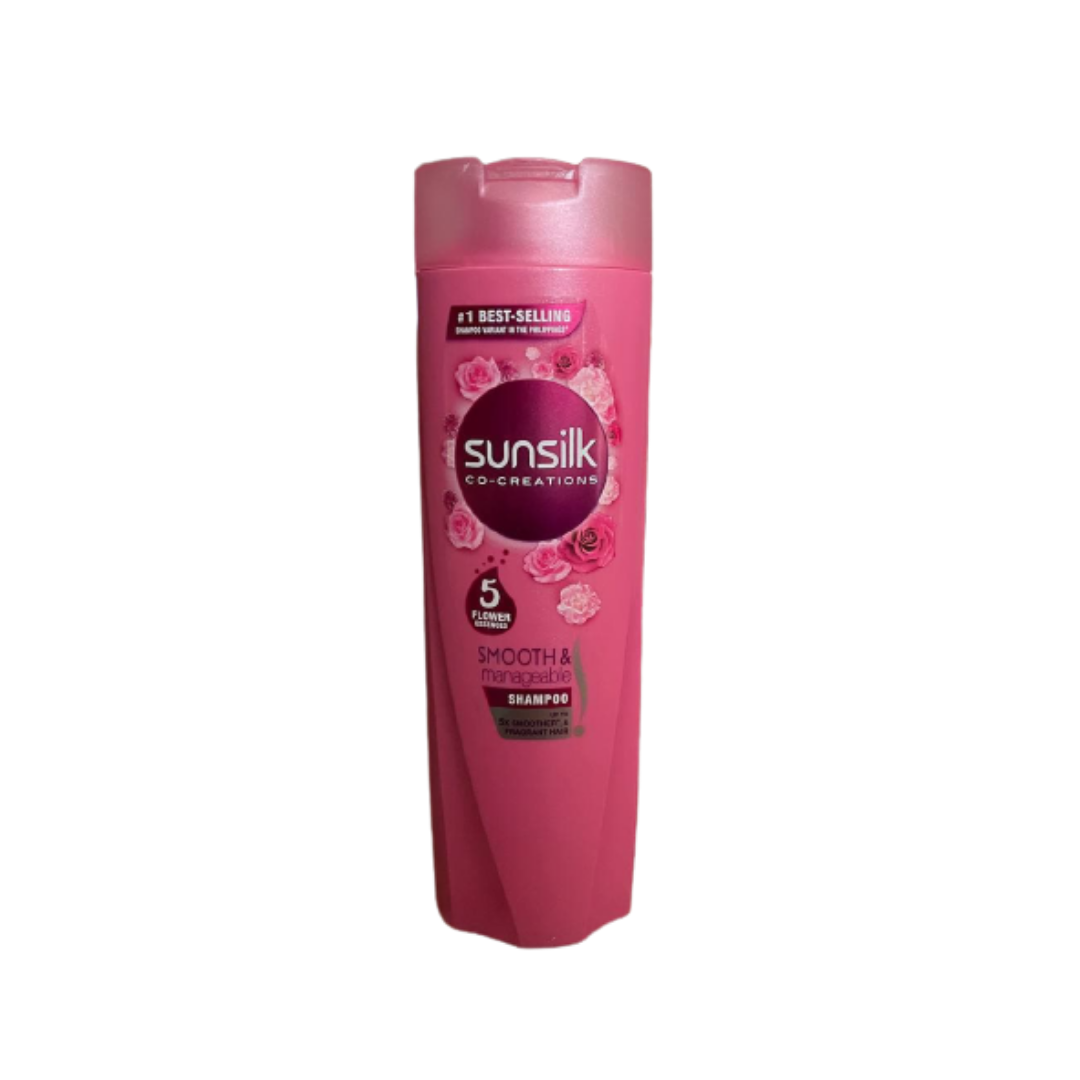 Sunsilk Co Creations - Smooth & Manageable Shampoo (Pink) - 198mL - Lynne's Food Cravings