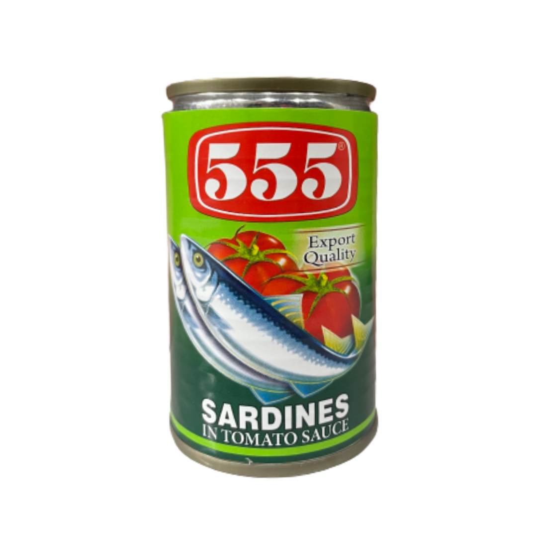 555 - Sardines in Tomato Sauce - 155g - Lynne's Food Cravings