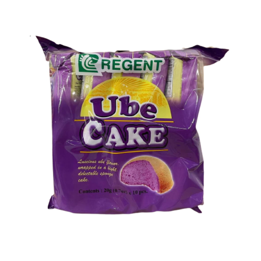 Regent - Ube Cake - 20gx10 Pack - Lynne's Food Cravings