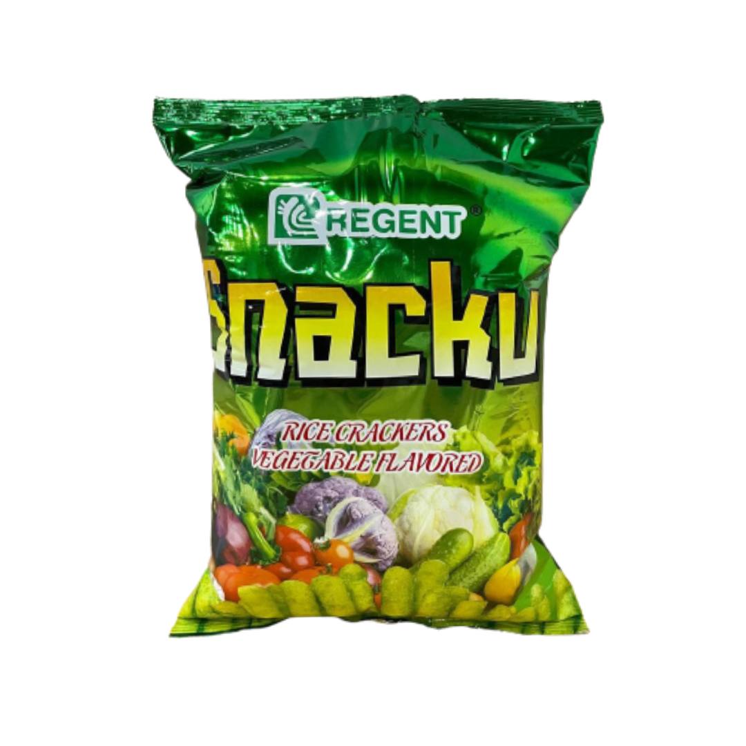 Regent - Snacku Rice Crackers Vegetable Flavored - 60g - Lynne's Food Cravings