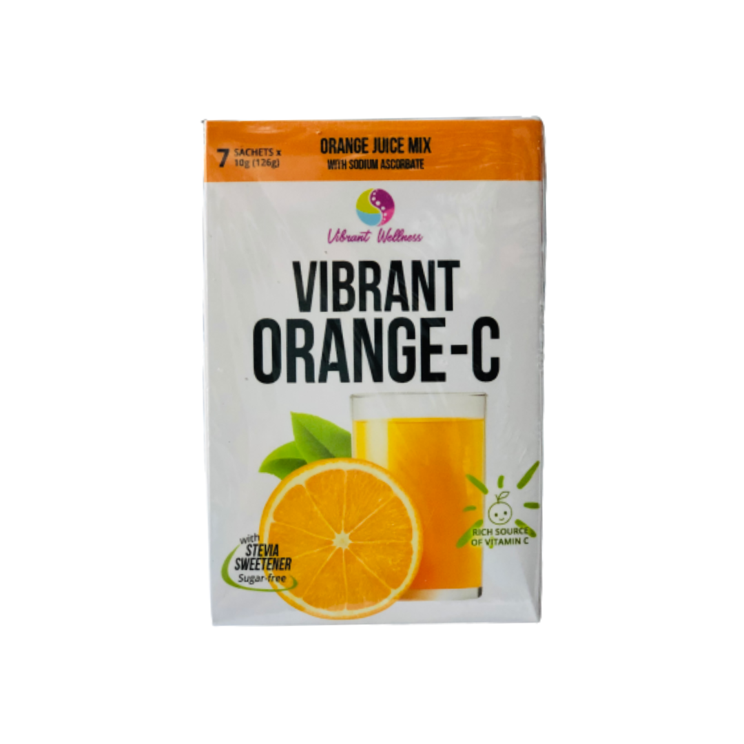 Vibrant - Orange  C  Juice - 7 Sachet - Lynne's Food Cravings