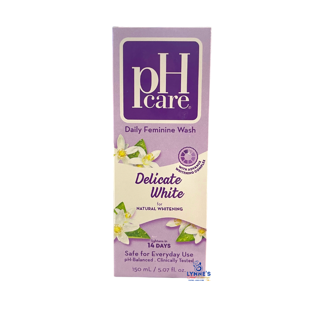 pH Care - Daily Feminine Wash Delicate White (Purple) - 150mL - Lynne's Food Cravings