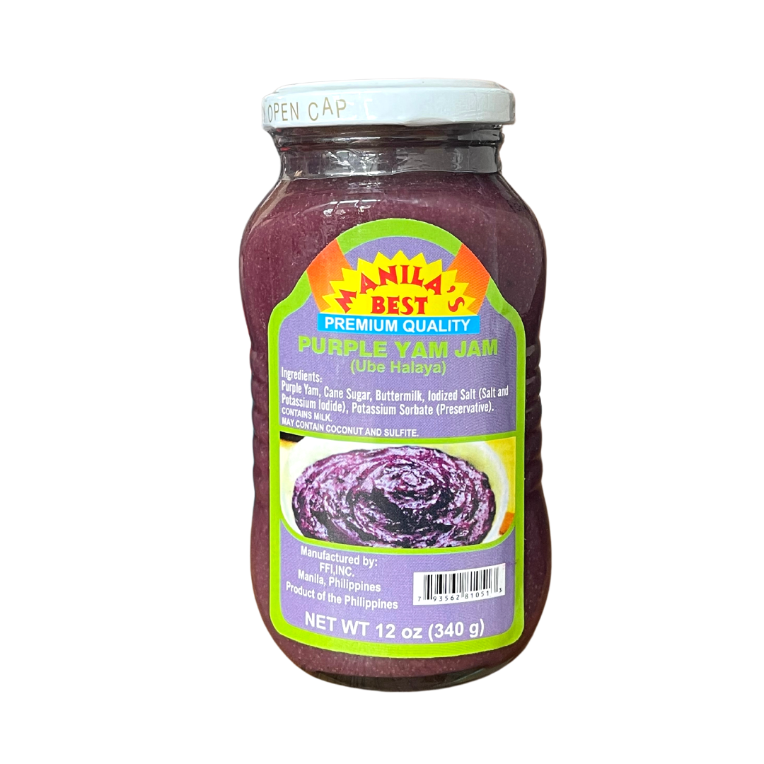 Manila's Best - Purple Yam Jam - 12oz - Lynne's Food Cravings