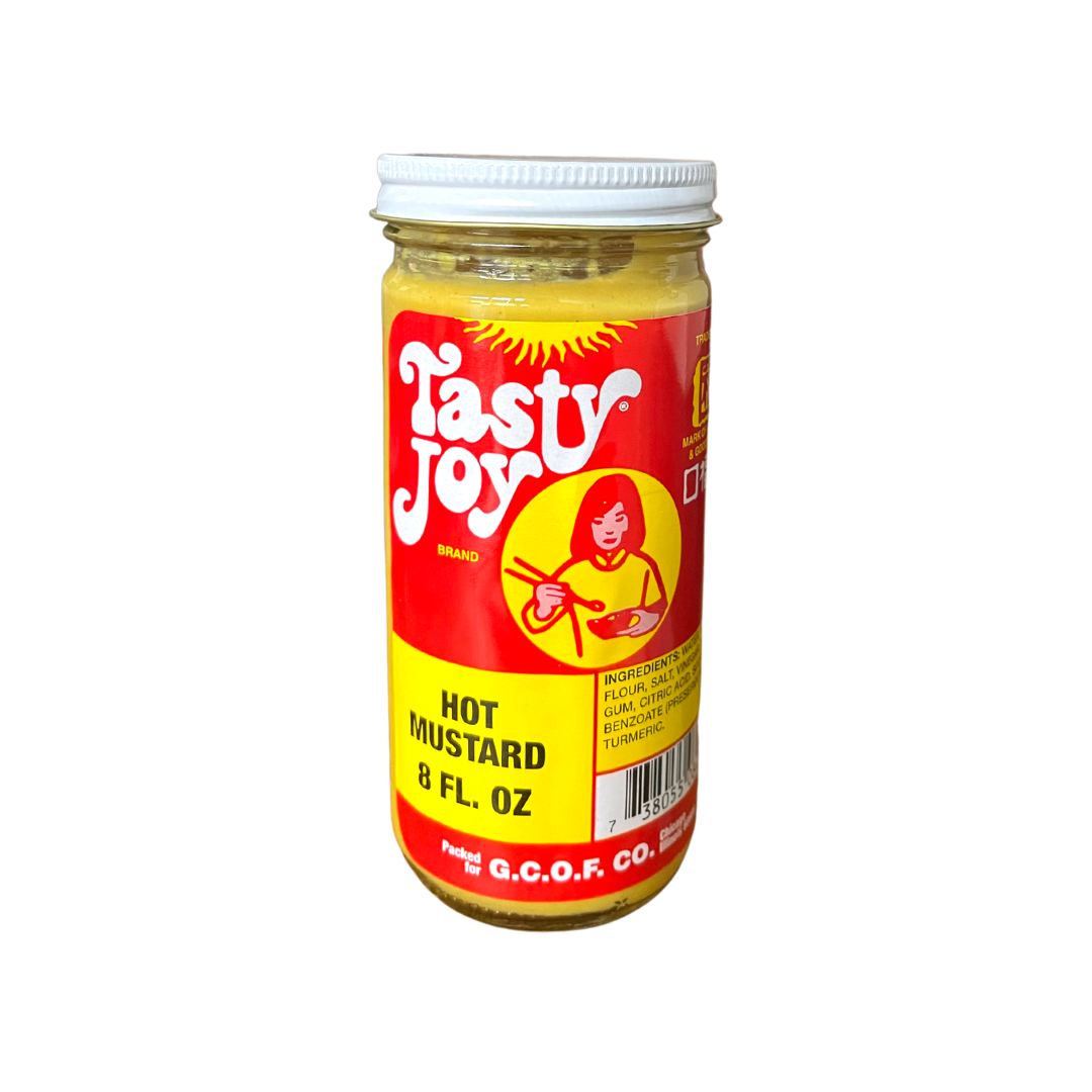 Tasty Joy - Hot Mustard - 8oz - Lynne's Food Cravings