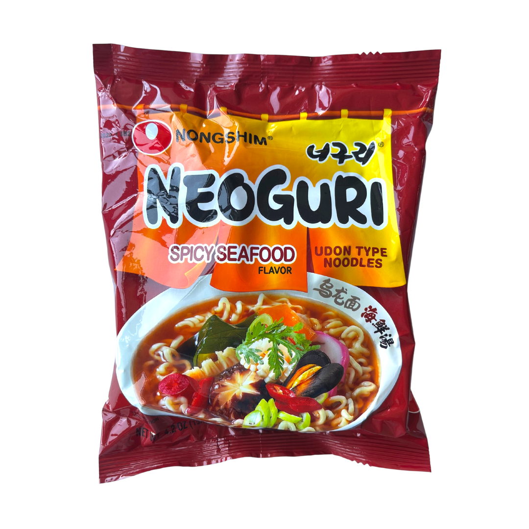 Nongshim - Neoguri Udon Hot Spicy Noodle (Seafood Flavored) - 4.2oz - Lynne's Food Cravings