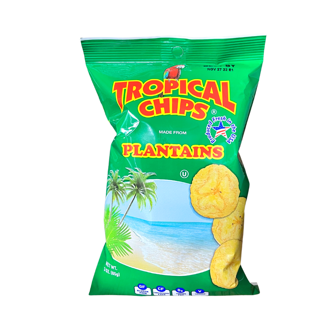 Tropical - Plantain Chips - 3oz - Lynne's Food Cravings