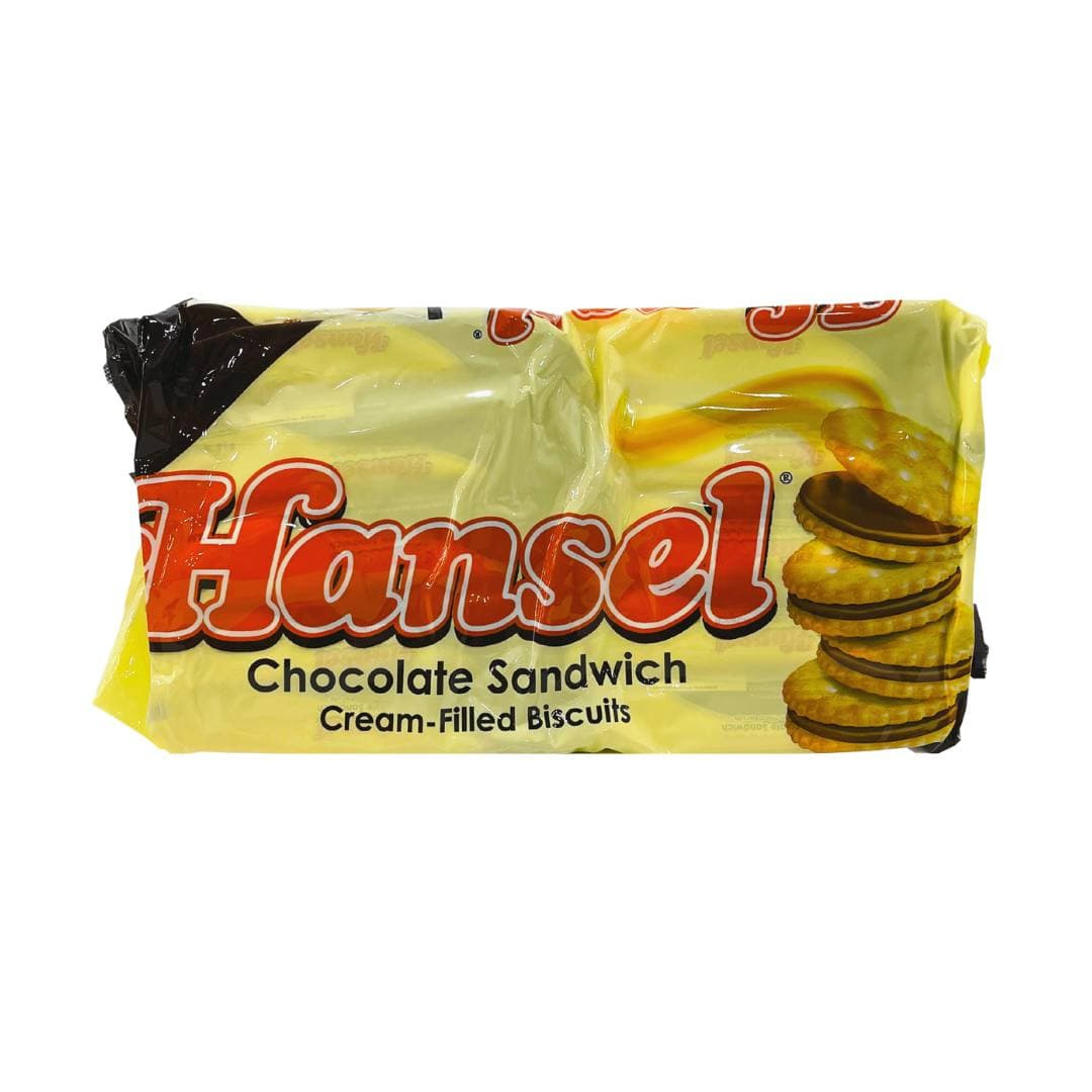 Rebisco - Hansel Chocolate Sandwich Cream-Filled Biscuits - 31g x 10 Pack - Lynne's Food Cravings