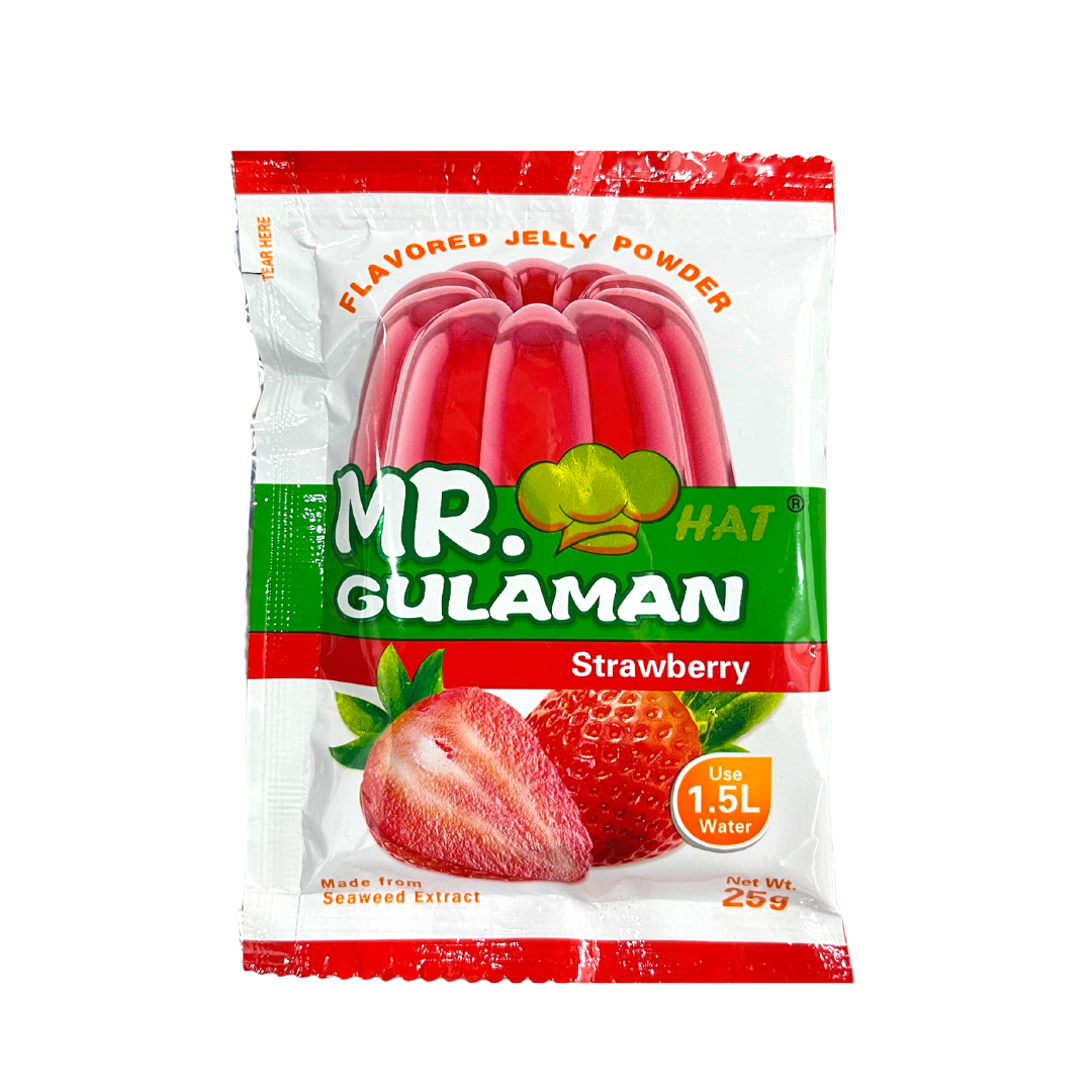 Mr. Hat Gulaman - Flavored Jelly Powder (Strawberry) - 25g - Lynne's Food Cravings