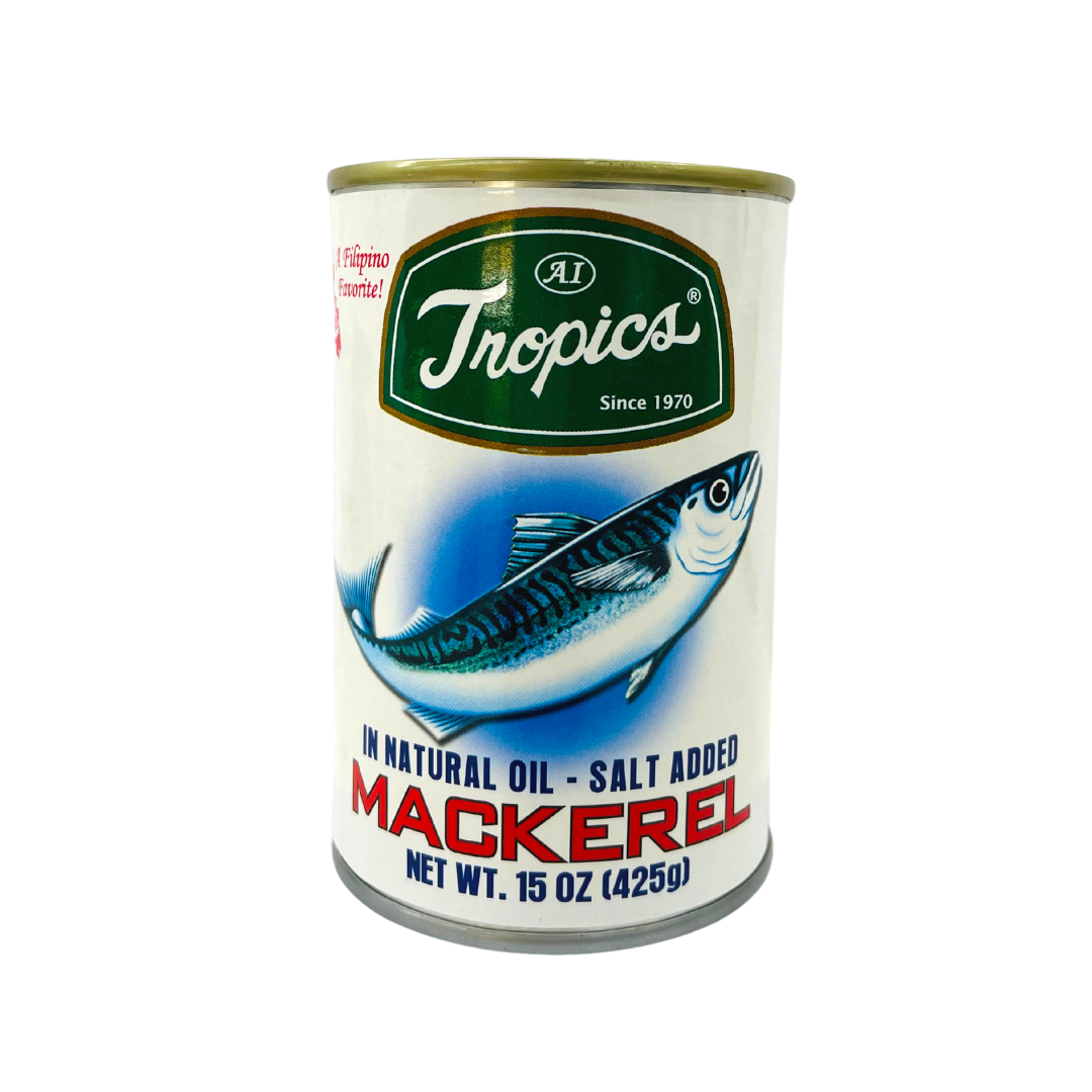 Tropics - Mackerel in Natural Oil Salt Added - 15 oz - Lynne's Food Cravings