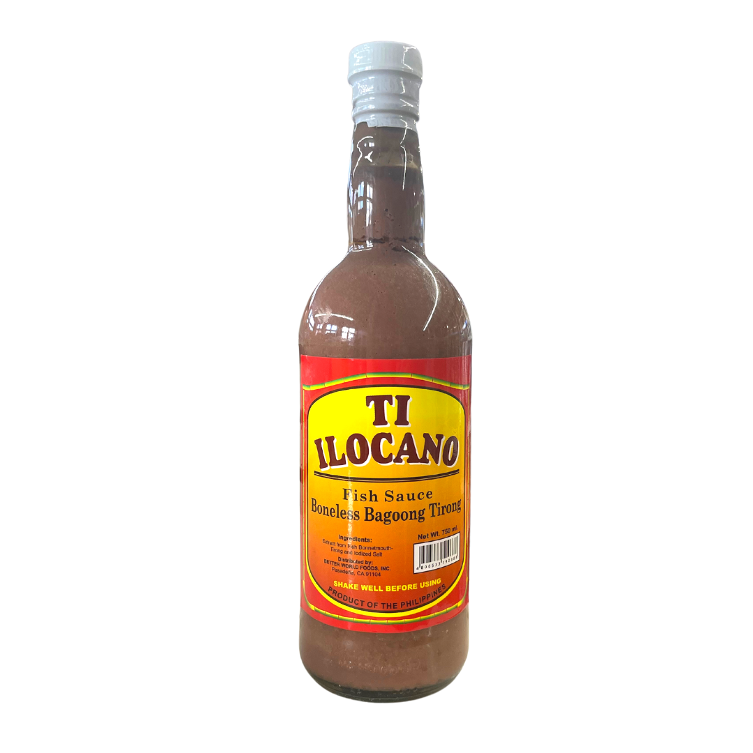 Ti Ilocano - Fish Sauce Boneless Bagoong Tirong - 750mL - Lynne's Food Cravings