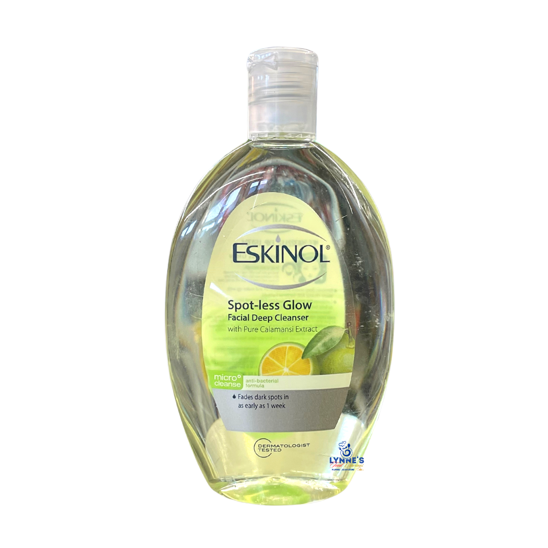 Eskinol - Spot less Glow Facial Deep Cleanser with Pure Calamansi Extract - 225mL - Lynne's Food Cravings