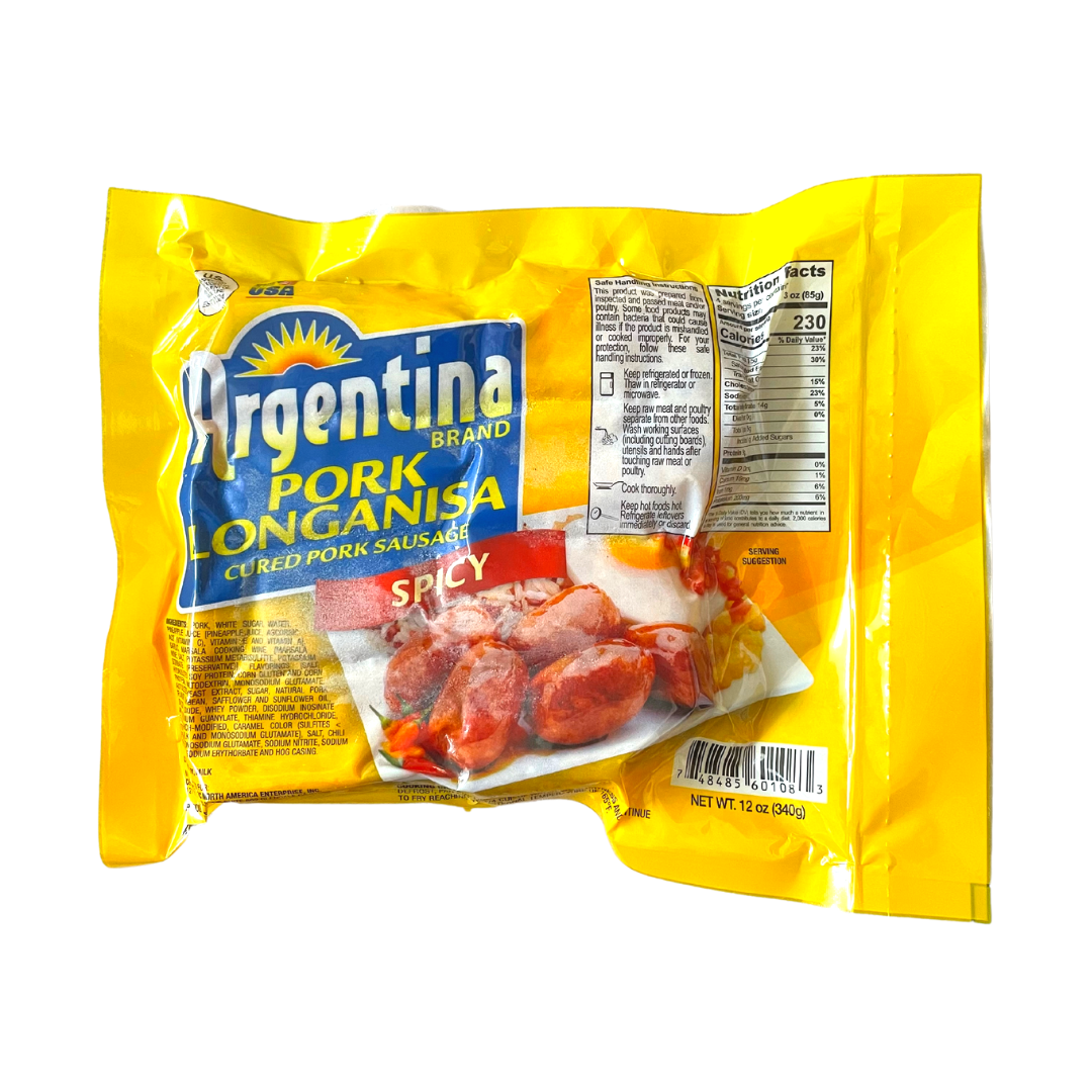 Argentina - Spicy Pork Longanisa - 12 oz - Lynne's Food Cravings