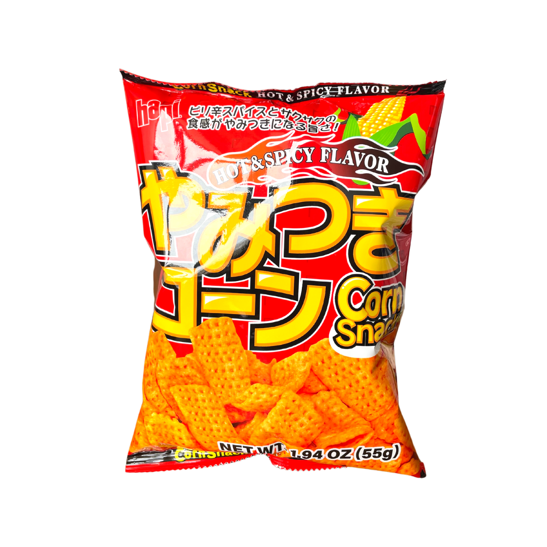 Hapi - Corn Snack (Hot & Spicy) - 55g - Lynne's Food Cravings