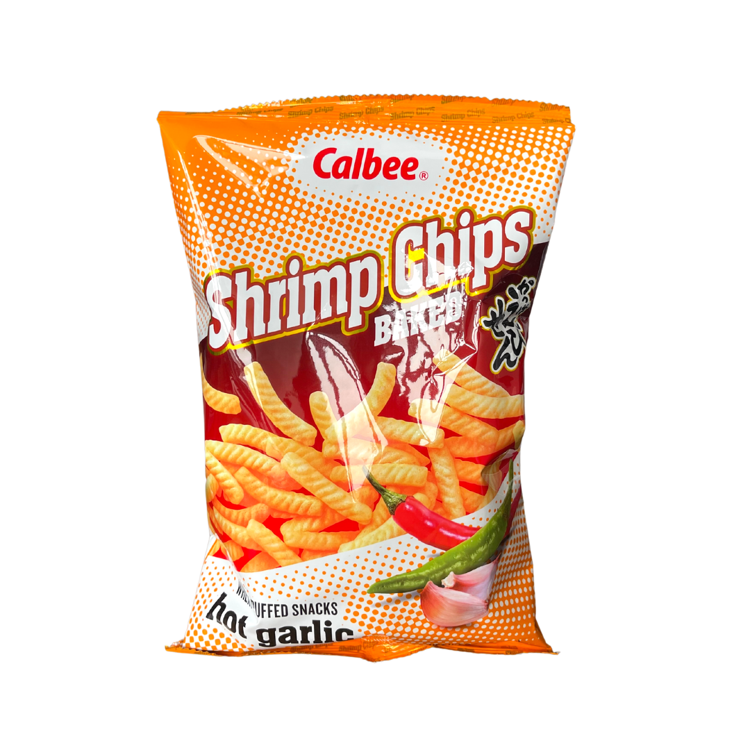 Calbee - Shrimp Chips Hot Garlic - 94g - Lynne's Food Cravings