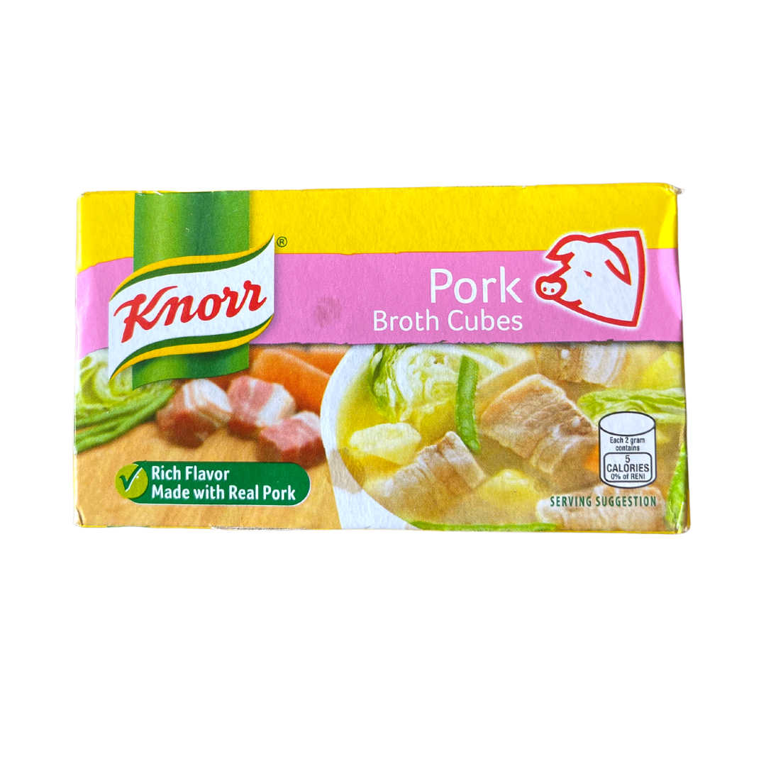 Knorr - Pork Broth Cubes - 6 pcs 60g - Lynne's Food Cravings