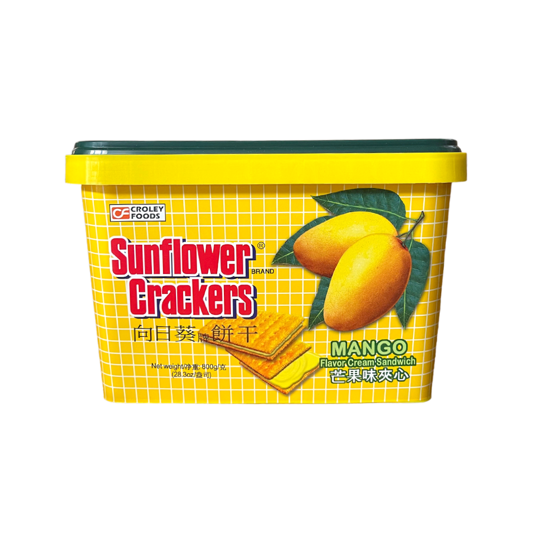 Croley Foods - Sunflower Crackers Cream Sandwich Mango Flavor - 800g - Lynne's Food Cravings