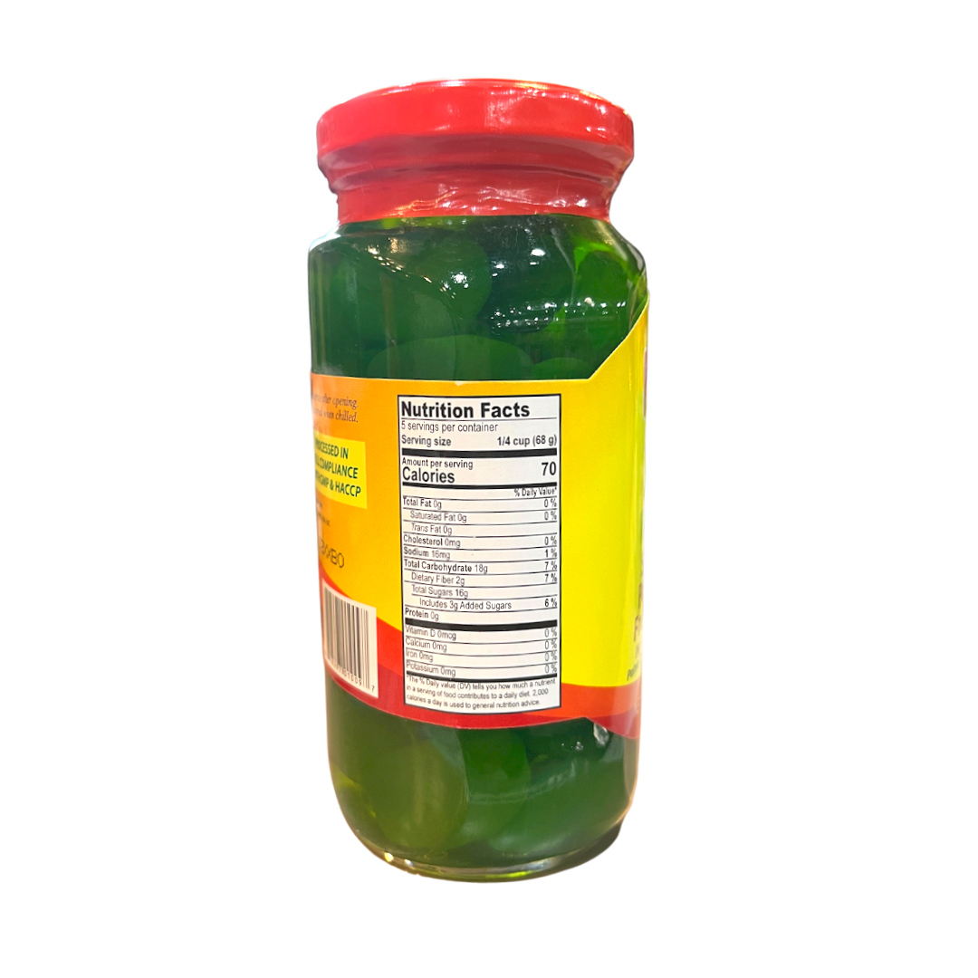 Kapuso - Kaong Sugar Palm Fruit in Syrup (Green) - 340g - Lynne's Food Cravings