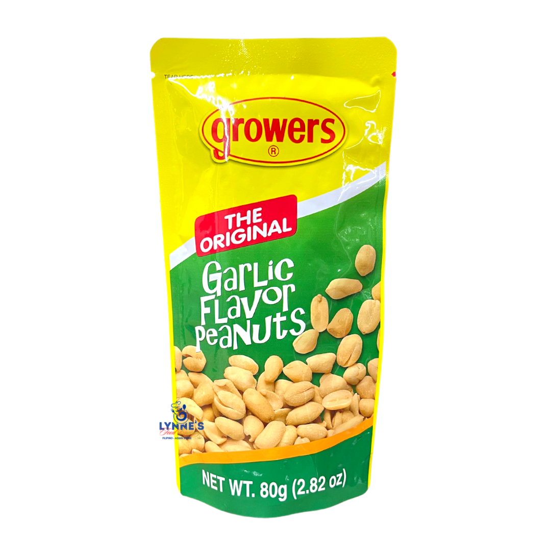 Growers - Garlic Flavor Peanuts - 2.82 oz - Lynne's Food Cravings