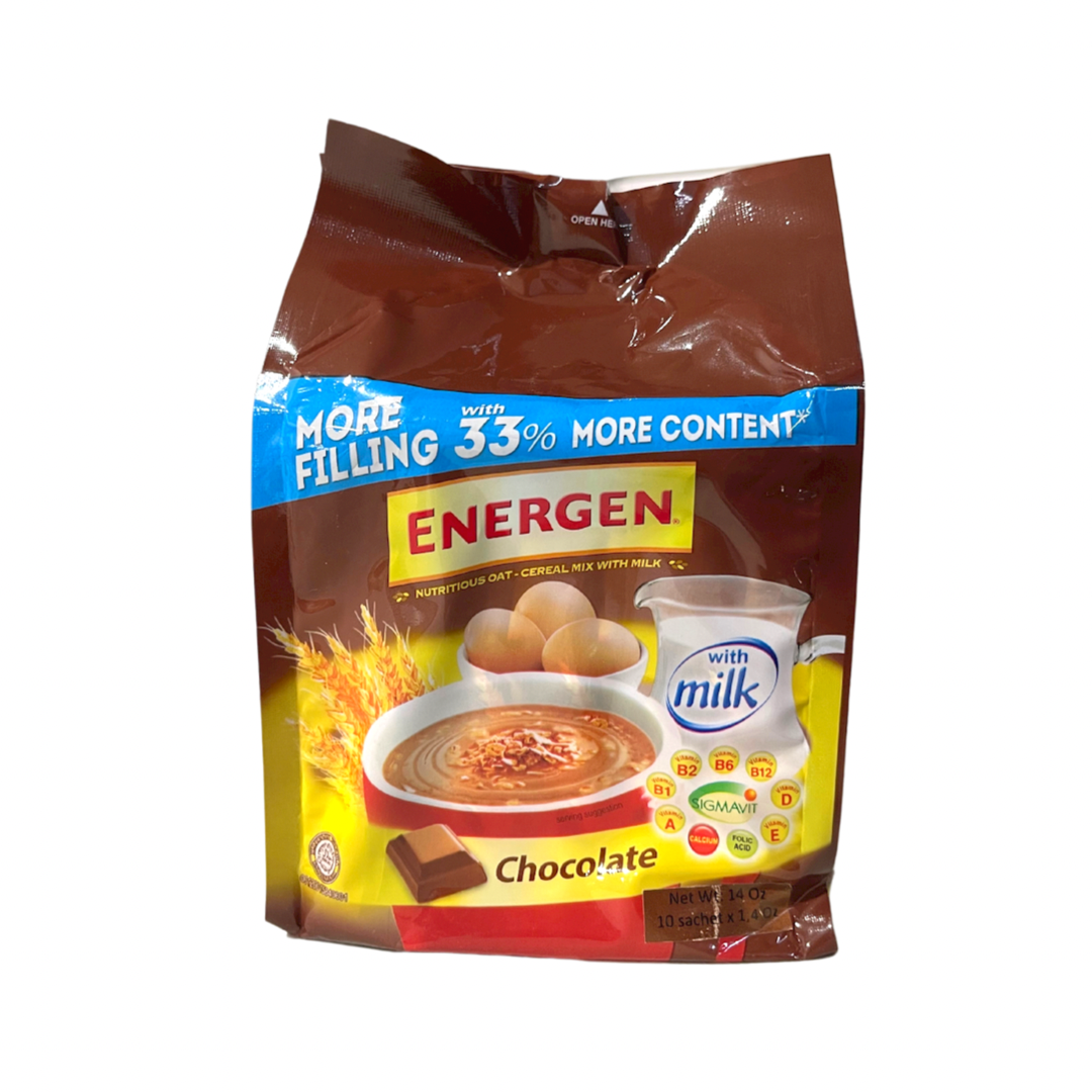 Energen - Oat Cereal Milk Drink Chocolate - 1.4ozX10 - Lynne's Food Cravings