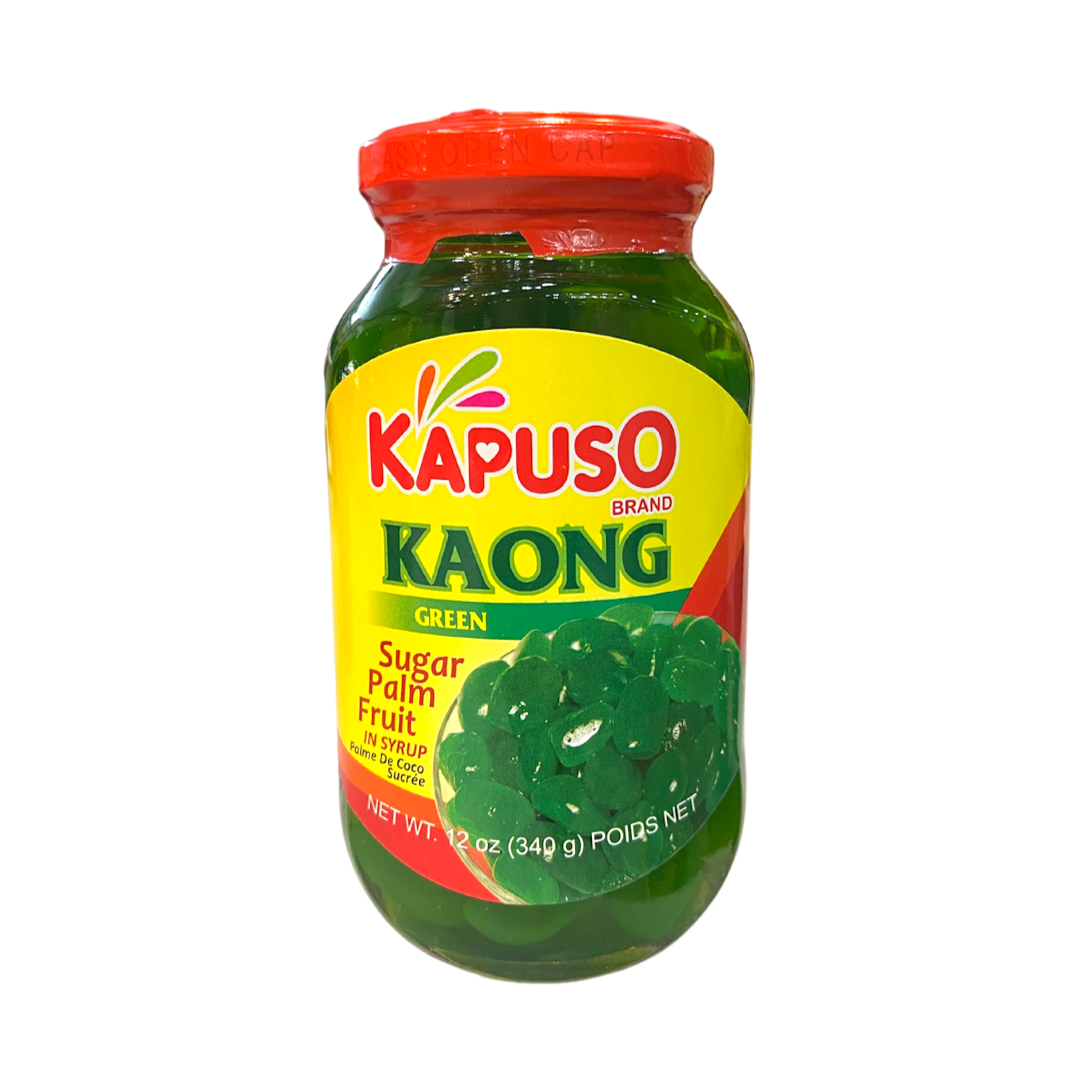 Kapuso - Kaong Sugar Palm Fruit in Syrup (Green) - 340g - Lynne's Food Cravings